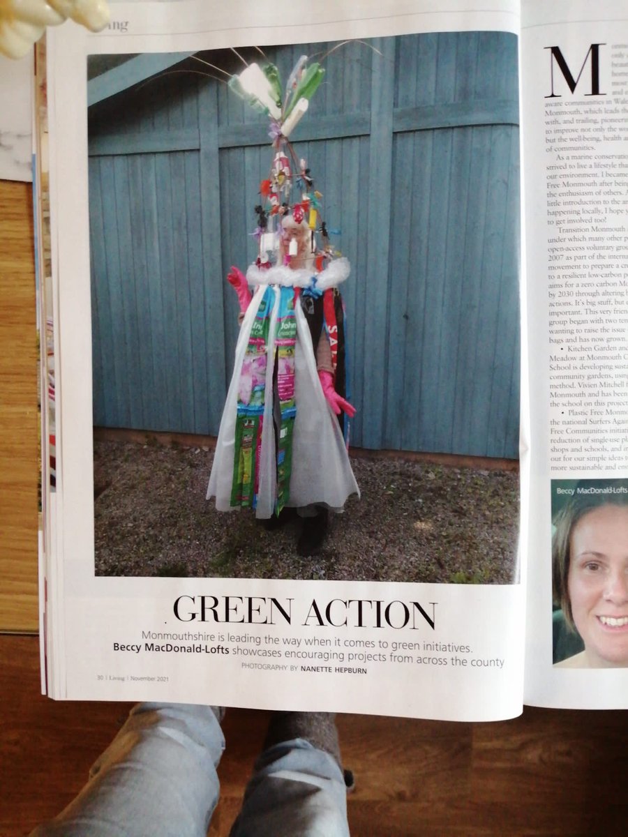 BeccyMacD's tweet photo. It's been a while since I wrote an article so hope this does justice to the amazing work of #community of #Monouth @TransitionMonm1 @PlasticFreeMon  #Monmouthshire @LivingMagGroup 
Together we can make a difference! 🌍 #TogetherForOurPlanet https://t.co/VfnWJqpmaz