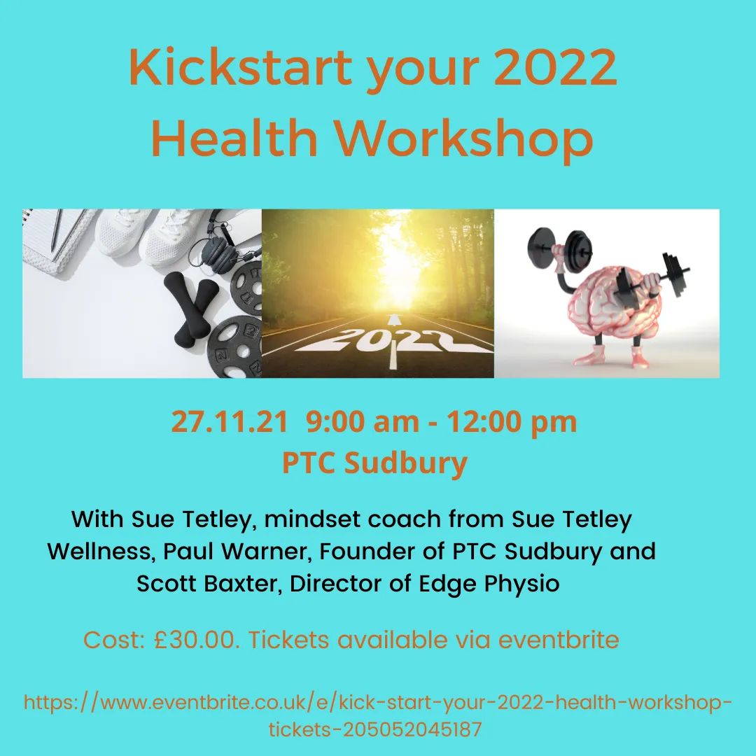 💥NEW WORKSHOP ALERT💥

Instead of waiting until January to kickstart some new positive fitness habits, why not start now?
Please click on the link below to get your ticket &amp; more details 👇
<a href="/scottiebaxt/">Scott Baxter</a> <a href="/thrivewithsue/">Sue Tetley</a> @BaberghDistrict @Active_Suffolk
 eventbrite.co.uk/e/kick-start-y…