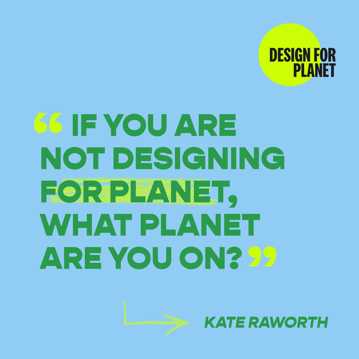 Delighted be supporting @DesignCouncil at the #DesignForPlanet festival this week. The two-day event will champion design as a powerful means of taking action on the climate and nature crisis we all face. Find out more at designforplanet.org #OneStepGreener
