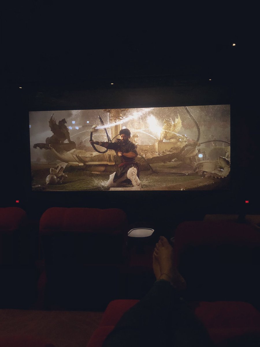 RajeshwariGowd's tweet photo. Can’t/won’t get over this look any soon. #RRR #Tiger #Tarak #MaaNTR 🤩 https://t.co/7K3vosMPt2