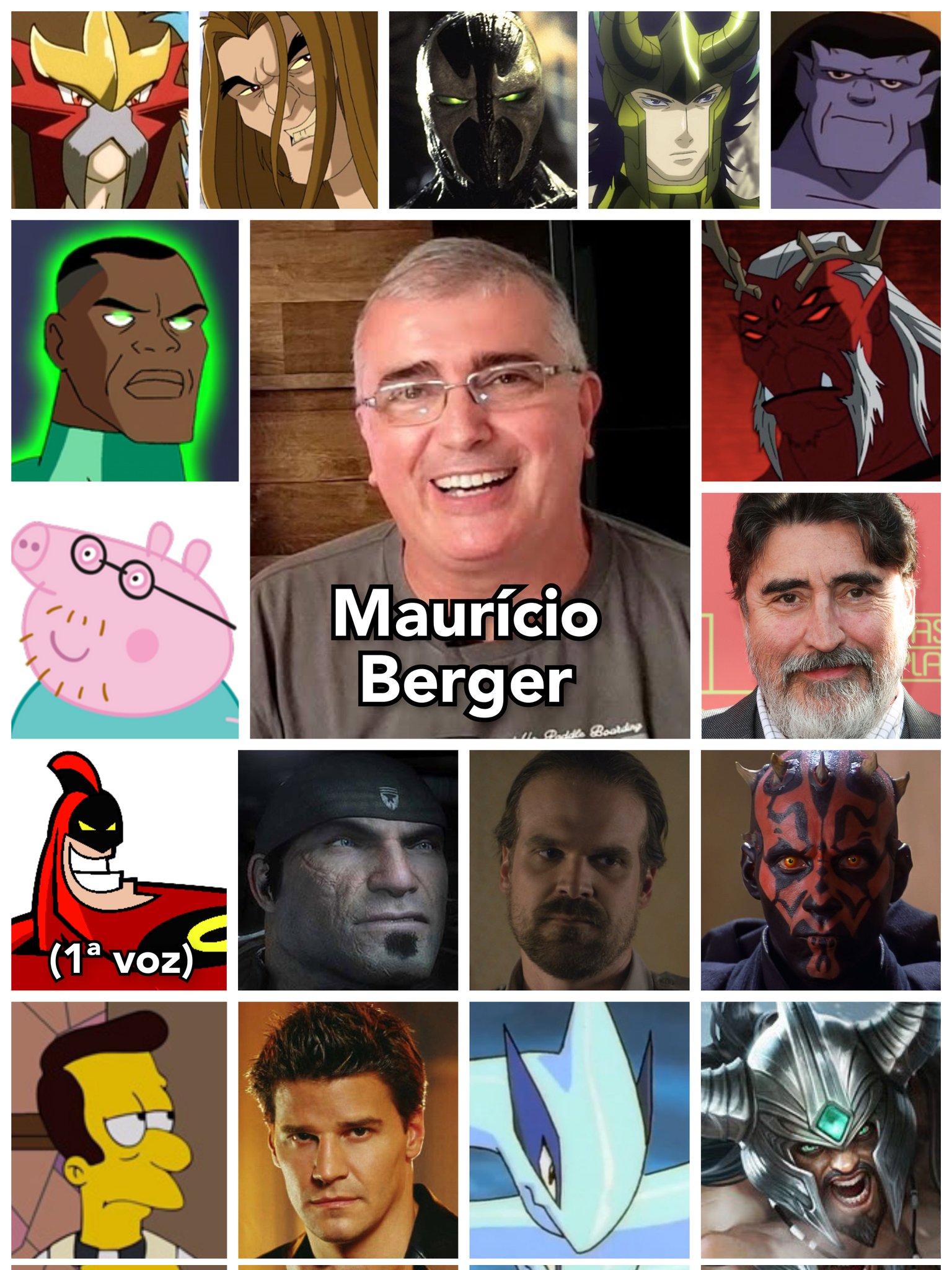 Personagens Com os Mesmos Dubladores! on X: Meus amigos, mas que