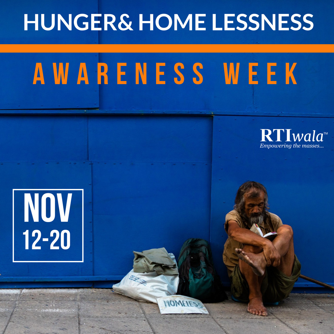 RTIwala's tweet image. Be compassionate and kind to the poor and unprivileged on this Hunger and Homeless Awareness Week.
And, to file an RTI or fix legal issues, visit cc.rti.link now! 
.
.
.

#RTIwala #Legaltech #LegalBot #Startup #funding #startups #Hunger #Poverty #Poor #Homeless #NGOs