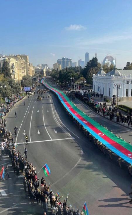 _Elmir_S's tweet photo. 🇦🇿Zəfər Günü❤ #8NovemberVictoryDay
#VictoryDayinAzerbaijan 
#KarabakhisAzerbaijan #Azerbaijan https://t.co/c8gpE54LTG