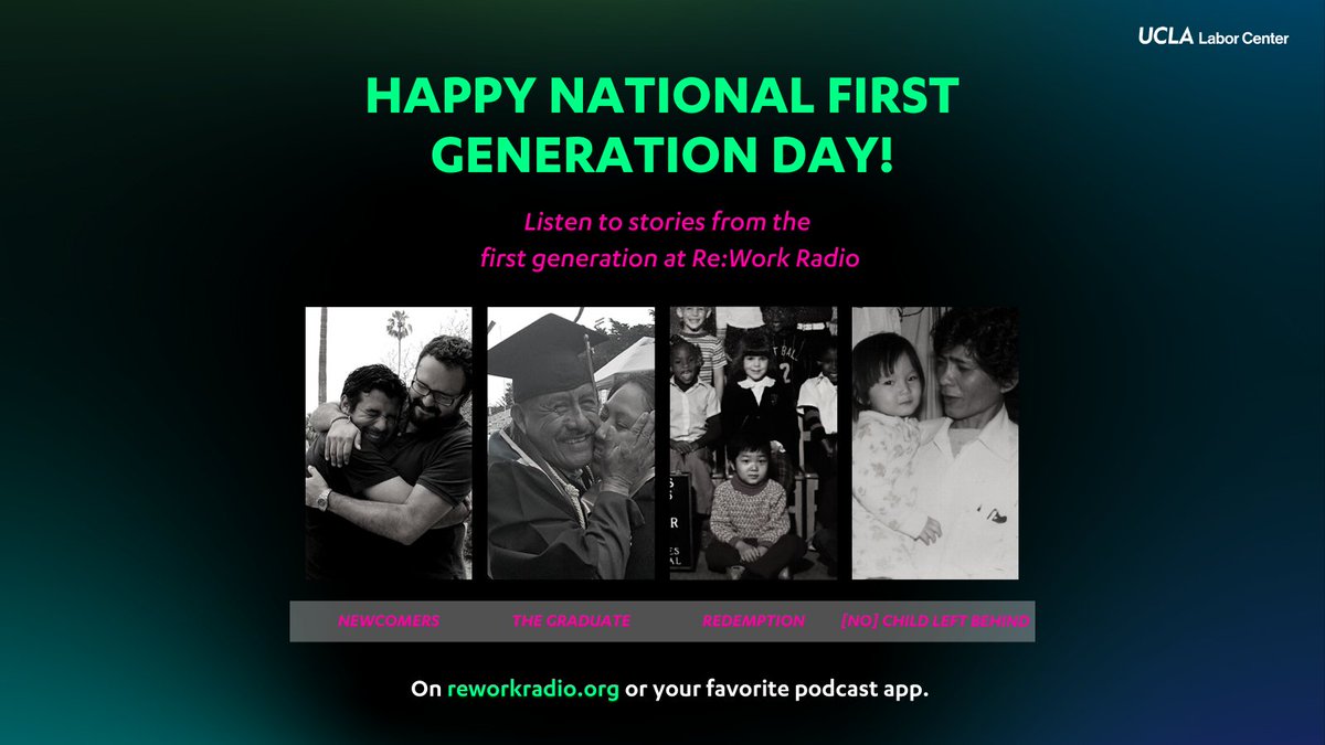 rework_radio's tweet image. In honor of #NationalFirstGenerationDay, we’re highlighting some of our favorite Re:Work episodes about first generation experiences! @sabawaa