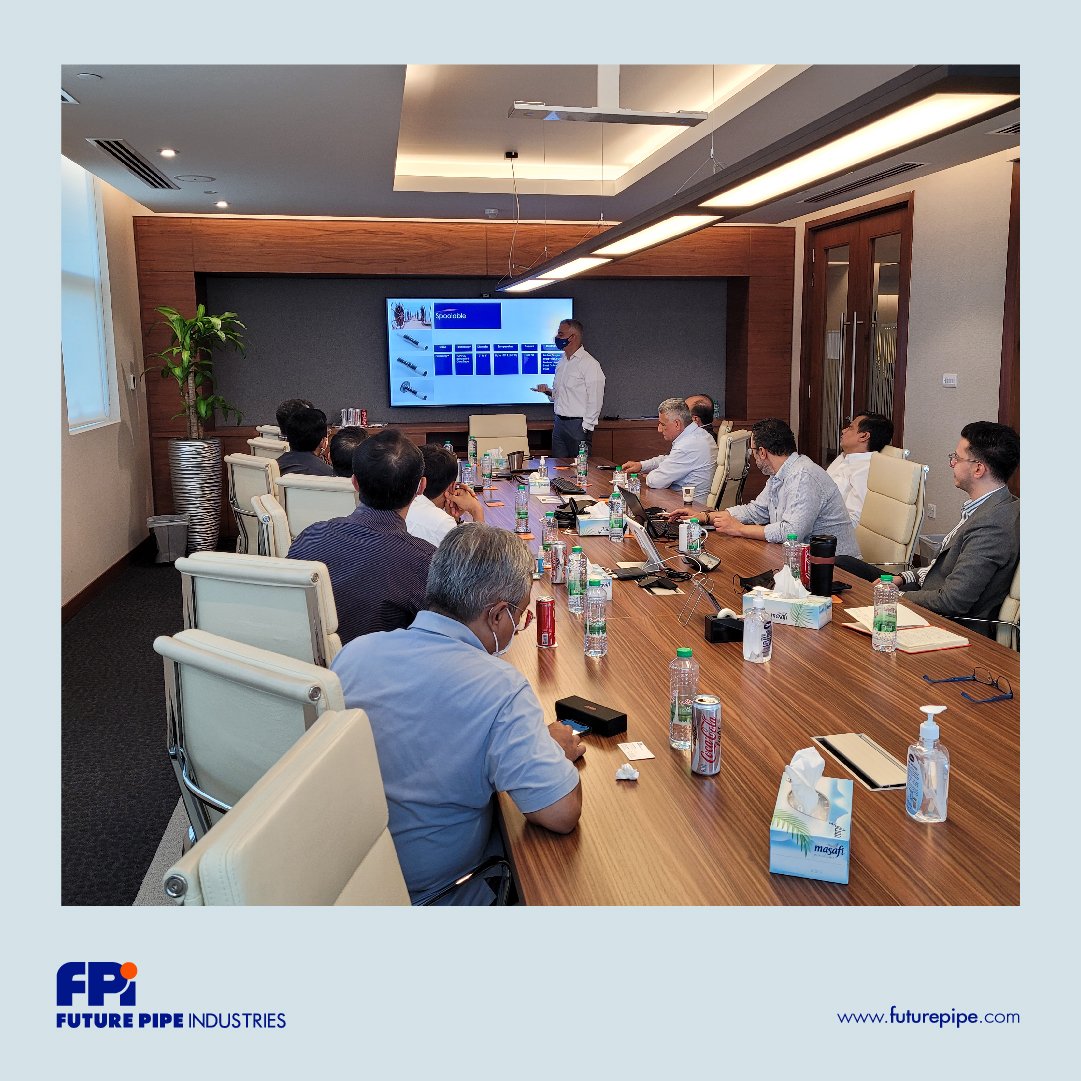 futurepipe's tweet photo. PT PGN delegates visit to Future Pipe Industries facility in Dubai to deploy composite piping system into gas pipeline application. 

#PTPNG #FactoryVisit #OilandGas #Fiberglass #CompositePipe #Futurepipe #FuturePipeDubai https://t.co/lSvVFKXVO1