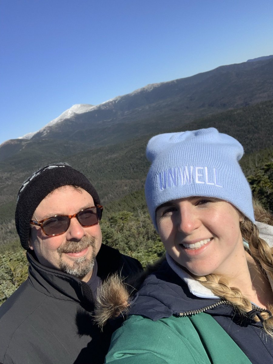 ClappNathan's tweet photo. @SydneyClapp and I bagged another NH 4000-footer Sat, Nov 6th: Mt Jackson! Fantastic 360 views from top but icy conditions on upper  1/3 of the trail made it a wee-bit challenging. Micro-spikes were essential. Thx for an epic hike, Syd https://t.co/oEvxm5nZW4