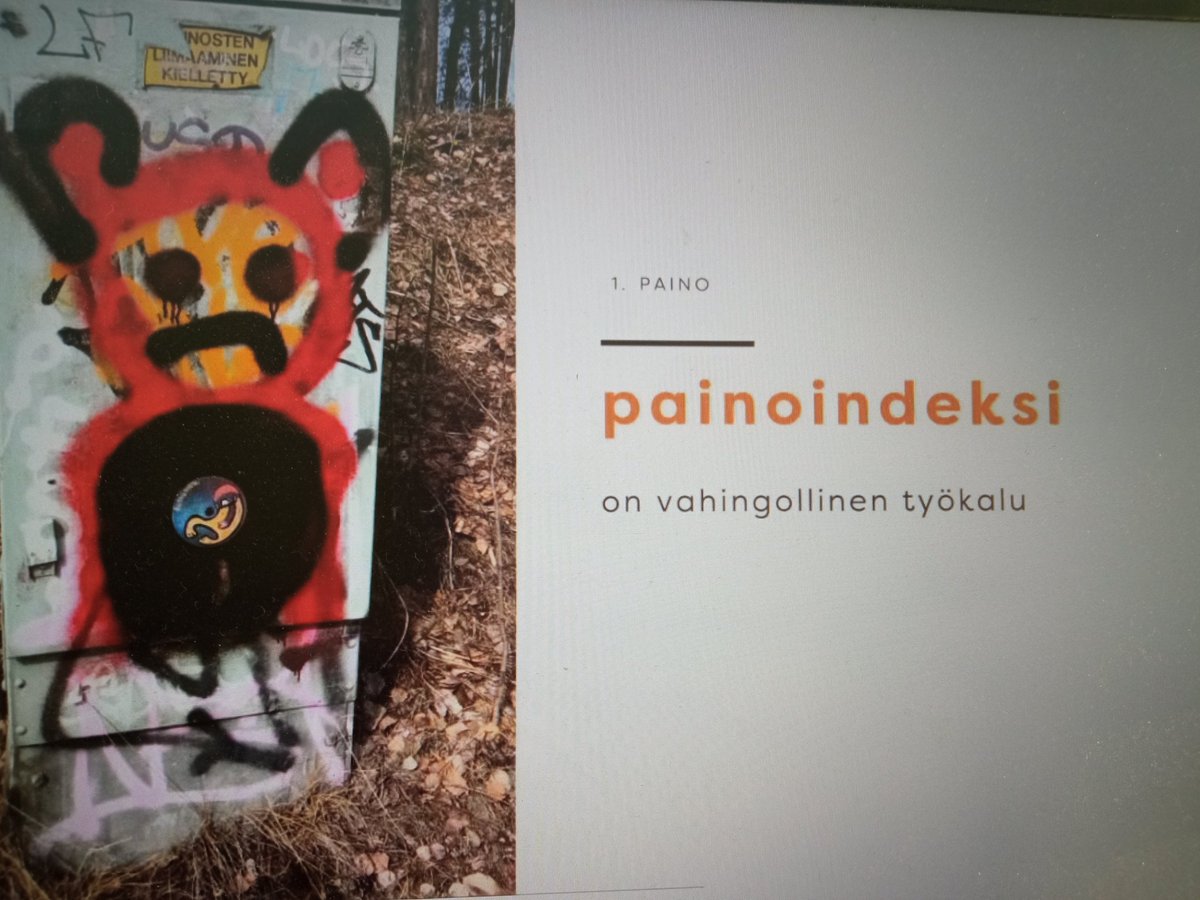 @KatriMikkila esittää Ravitsemuspäivillä miten puhutaan vastuullisesti painosta...mielenkiintoisia ajatuksia! Voidaanko painoindeksin sijaan puhua biologisesta painosta? Miten se vaikuttaisi meidän ajatteluun ja oman kehon hyväksyntään? #ravitsemuspäivät