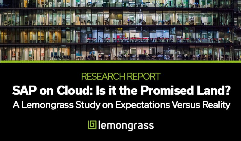 AWS partner lemongrass is excited to share its latest SAP on Cloud research report, which has evaluated insights from companies that have yet to migrate their SAP workloads to the Cloud, as well as those that have already made the move. bit.ly/3ws5WXt