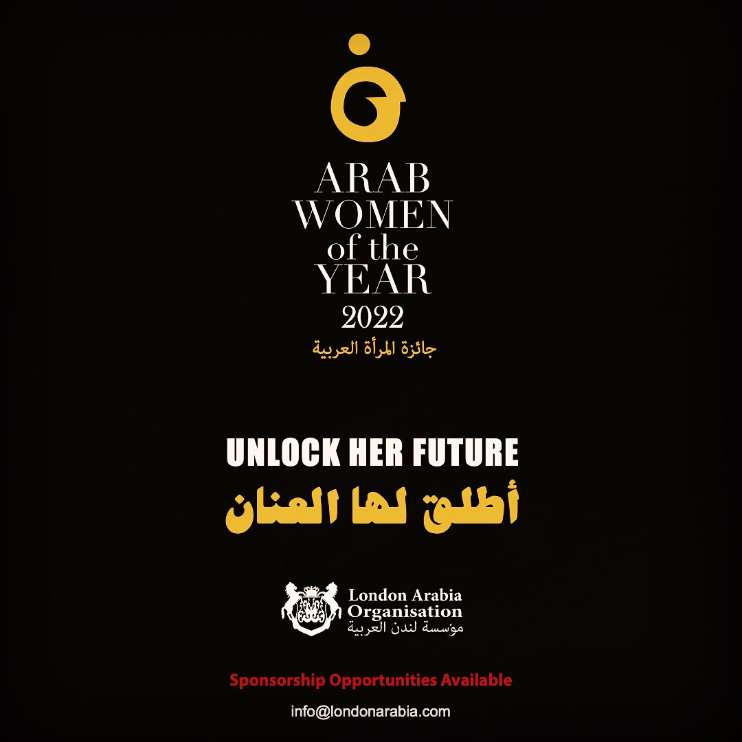 londonarabia's tweet photo. If your company or organisation is passionate about female empowerment and supporting the development of Arab women then becoming a sponsor for the Arab Women of the Year Awards 2022 is the perfect way to make a lasting impact.
#اطلق_لها_العنان #Unlock_her_future #المرأة_العربية https://t.co/3V5E6ieq6v