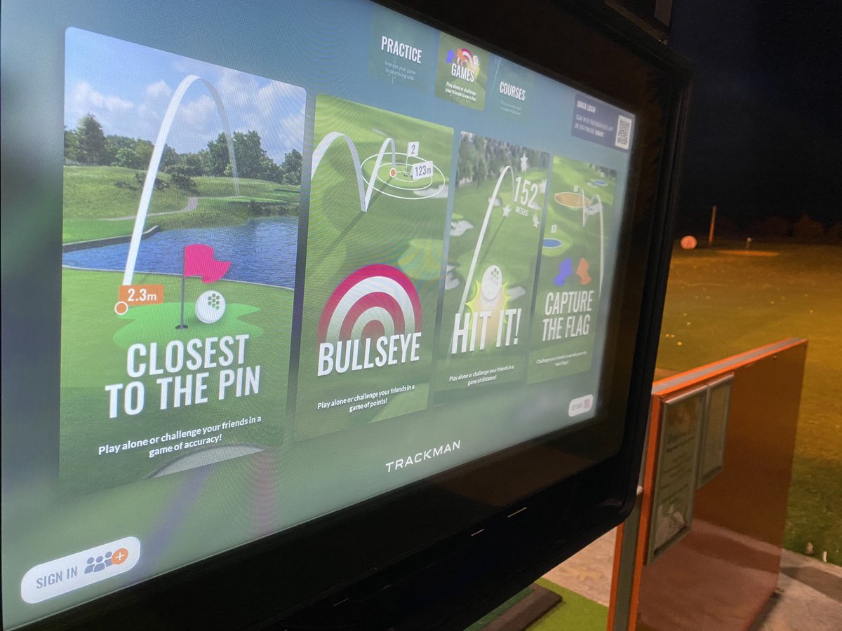 ClunyGolf's tweet photo. #Trackman Range open until 8.30pm this evening! Book now at https://t.co/b7fQKI8aXA 👍🏼

Good luck to all @KirkcaldyGolf juniors for their 2nd week of coaching. Practice hard 💪🏼 https://t.co/sCdanRnYYe
