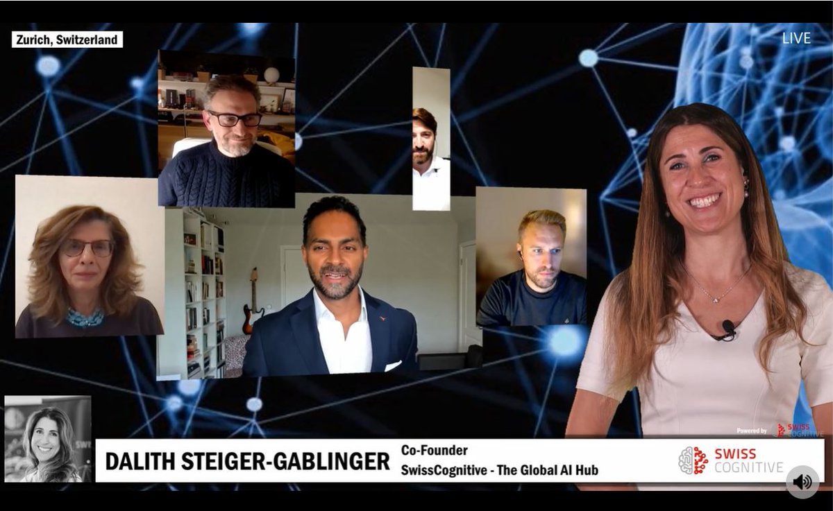 SwissCognitive's tweet photo. These 5 panellists are shedding light on the topic π‘β‘οΈ #AI-Powered Decisions. The Why and the How. β‘
Join our #CognitiveVirtual now live via Youtube:
πhttps://t.co/H3z2P66bih
See you thereππ
@_ganeshp @BeyondMindsAI @storiesinAI @efipm
@jamesduez @RainbirdAI @sbbnews https://t.co/hZRarPLcUW