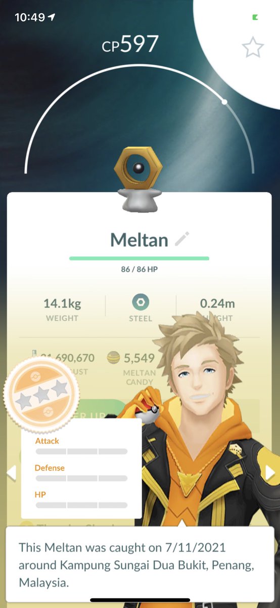 choon_thai's tweet photo. Looking for hundo Meltan, but ended up getting the strongest of them all 😂😂😂. #zeroiv https://t.co/FXjnPUtYDl