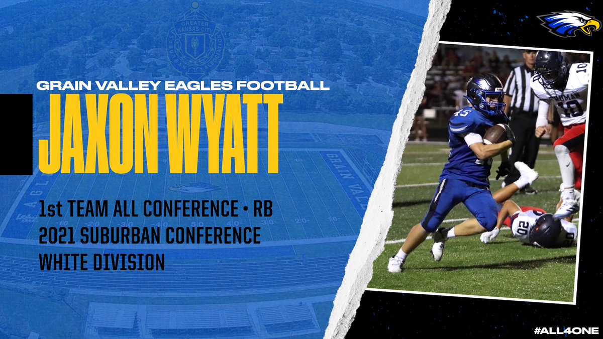 🥇🏈 2021 First Team Suburban White Division All Conference Team #All4One <a href="/JaxonWyatt45/">Jaxon Wyatt #45</a>