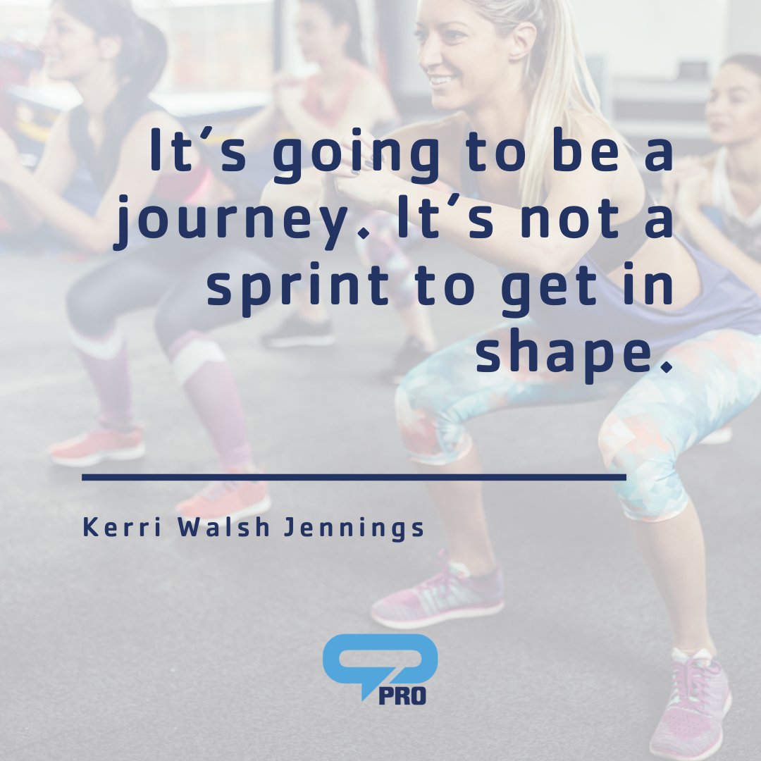Staying consistent is the key to success when it comes to exercise. For you and for your members, embrace the journey and you'll be at your destination before you know it.