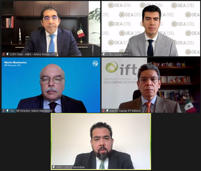 OEA_CITEL's tweet image. @OAS_CITEL is opening the 38th meeting of the Radio Spectrum Committee # 38PCCII with 400 attendees and more than 120 documents in preparation for the World Radio Conference and reduce the digital divide through wireless telecommunications.