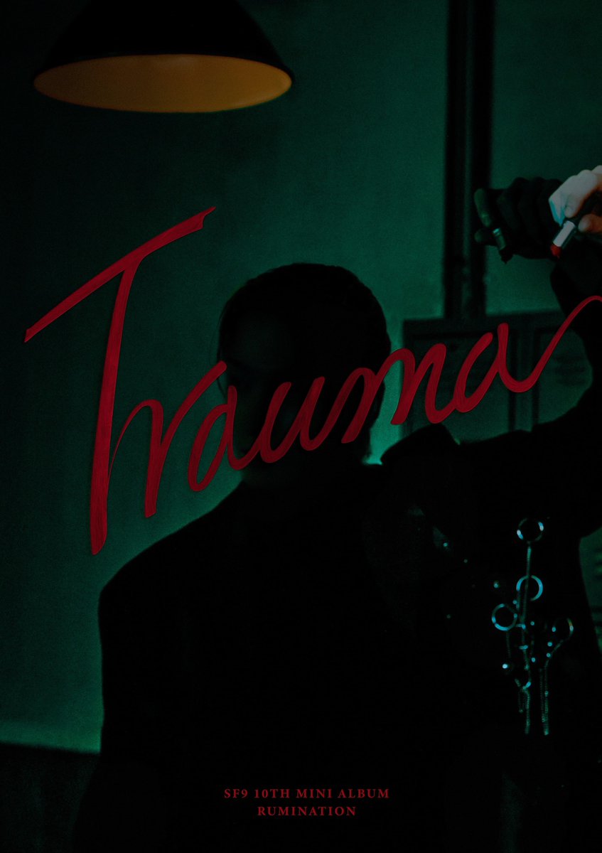#SF9 anuncia comeback ! O grupo retorna com o seu decimo mini álbum "RUMINATION" e faixa título "Trauma" no dia 22 de novembro.