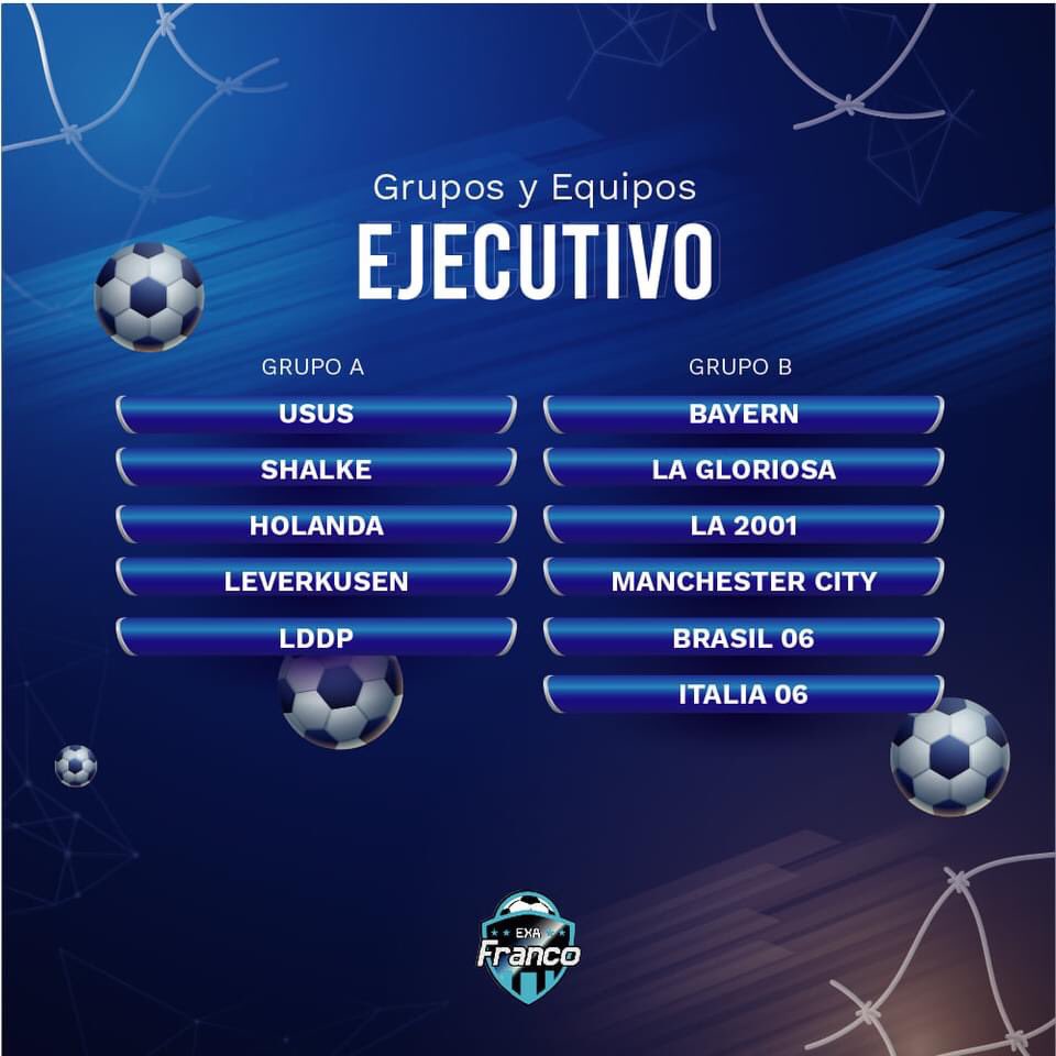 Queeereeemos La 🏆<a href="/exafranco/">Torneo Exa Franco</a> 
VOLVEMOS 👊🏼
#Mundialito