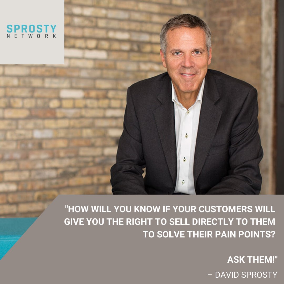 What gives you the right to be in retail? 

Sprosty Network’s Managing Partner David Sprosty shares how non-retailers can maximize new growth opportunities by selling directly to their customers. 

sprosty.net/2018/07/30/giv…

#growthstrategy #retail