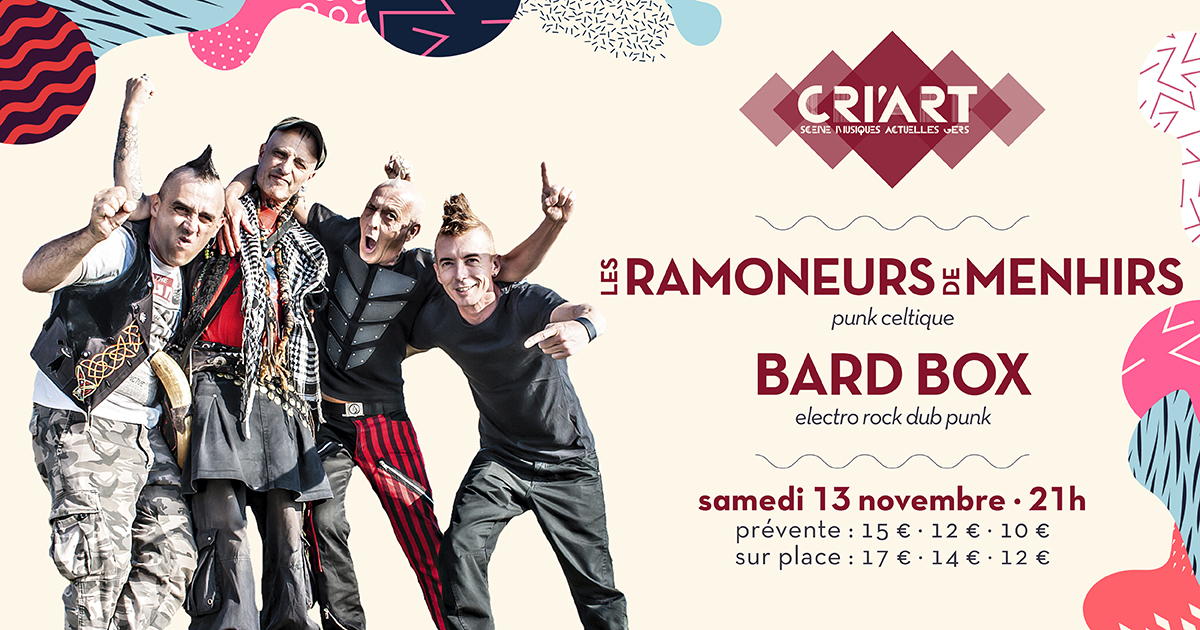 🎸CONCERT 🎸
Les concerts reprennent ce week-end !!! 😁 Et ça va faire du bruit !!! 🔊🔊🔊
⚠ Attention, en raison de l'évolution sanitaire, le jauge  d'accueil public repasse à 75% ⚠ Pensez à réserver vos places 😉
ℹ️🎫 imaj32.fr/agenda.php?id=…

 #concert #punk #auch #musique