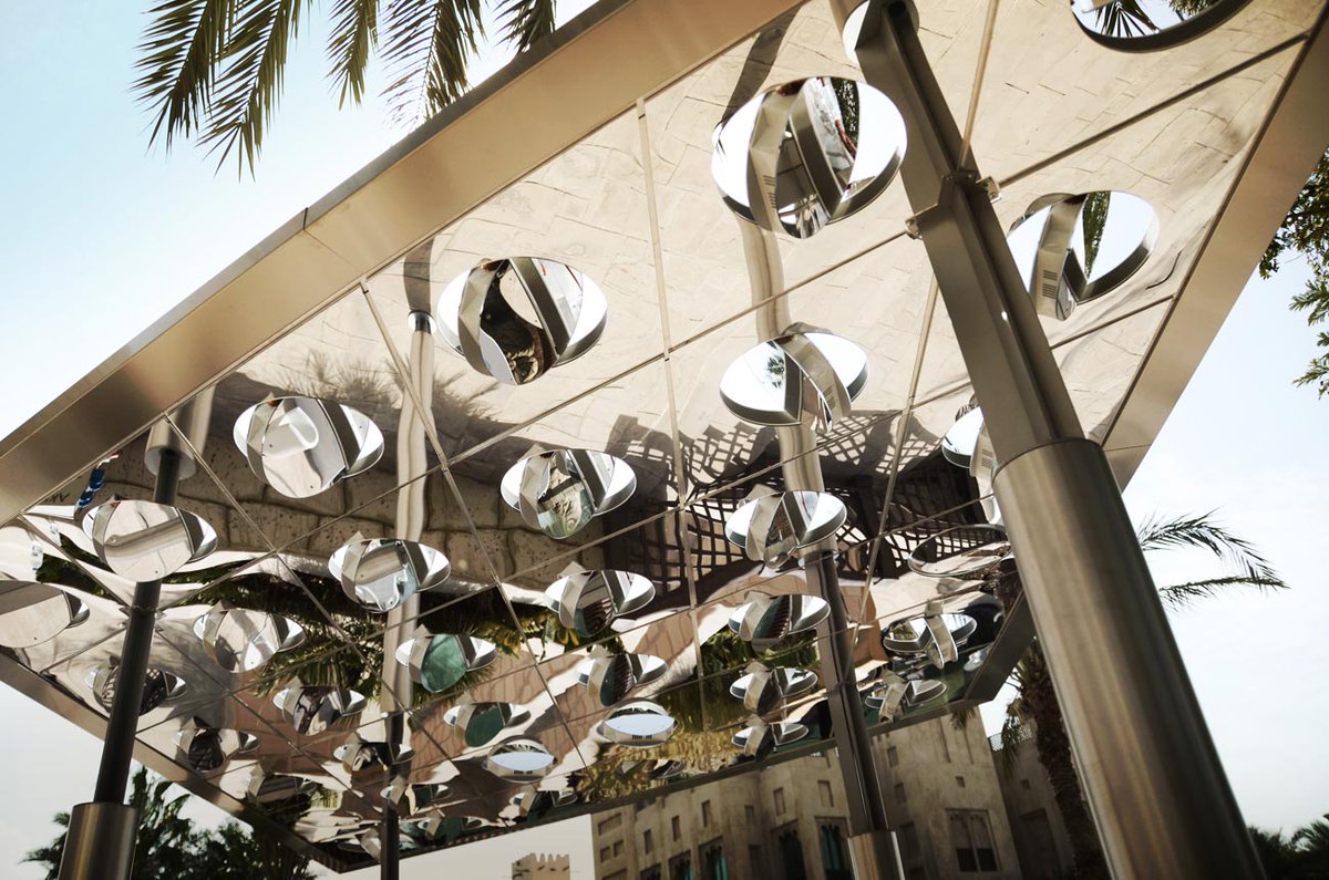 urbannext_net's tweet photo. #ShadeShaping
Learn about a project designed by @crassociati in collaboration with #Dubai’s Museum of the Future, with consultancy from the international #climate #engineering firm Transsolar @TRANScloud and the digital design studio Atmos.
https://t.co/TUIckpyBXn https://t.co/8WvQO53Hoe