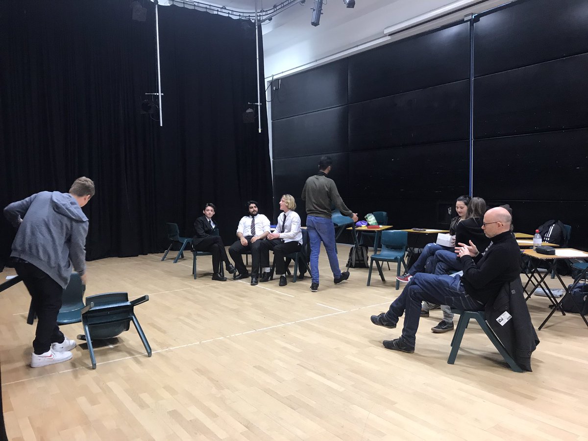 FHSchoolDrama's tweet photo. @NT_Schools brilliant #NewViewsWorkshop with #RyanCraig the students loved it. https://t.co/En3UHGJMK1