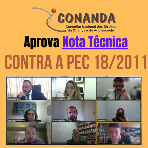 ConandaBrasil's tweet photo. O Conselho Nacional dos Direitos da Criança reuniu-se na manhã desta Segunda-Feira em Assembleia Extraordinária para debater a- PEC nº 18/2011, que autoriza o trabalho em geral a partir dos quatorze anos de idade. 🧵⬇️ https://t.co/w6jusXPr2d