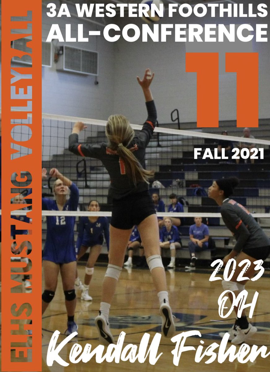 Congratulations to juniors Kendall Fisher and Katie Cook for being selected to the Western Foothills 3A All Conference team!!!!!