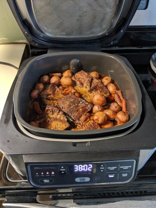 Absolutely have no idea what I'm doing with this kitchen appliance I just bought! 🤣🤣🤣 https://t.co/J<a href="/tag/trump2020"class="tags"><span>#trump2020</span></a>