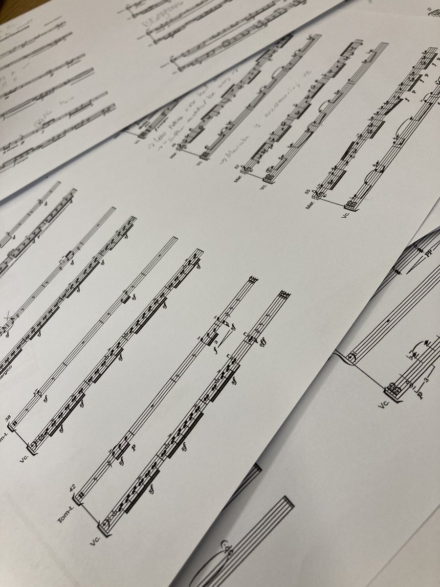 Awesome afternoon up north <a href="/hallestpeters/">Hallé St Peter's</a> trying out some sketches with <a href="/PsapphaEnsemble/">Psappha</a>!!  #newmusic