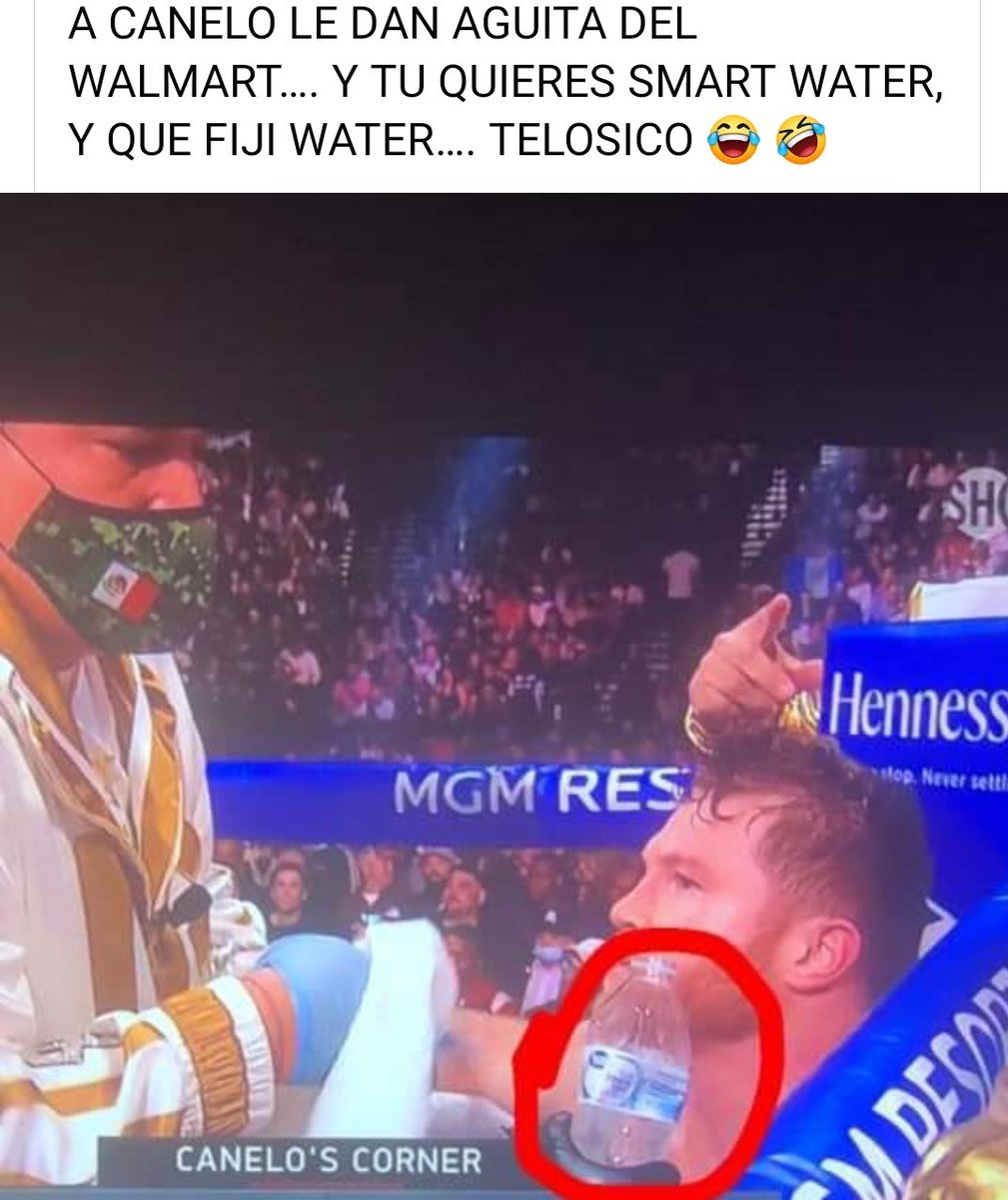 tunelager's tweet photo. #Canelo #smartwater #Agua #ionizada #Fiji https://t.co/X3c42MbqNC