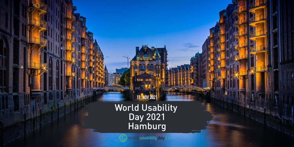 Noch 3 Tage bis zum <a href="/world_usability/">#WorldUsabilityDay</a> 2021. 
Auch bei dem WUD in Hamburg erwartet dich zu dem diesjährigen Motto "Design unserer Online-Welt: Vertrauen, Ethik und Integrität" ein spannendes und digitales Programm. 
Tickets gibt es hier: wudhh.de/tickets