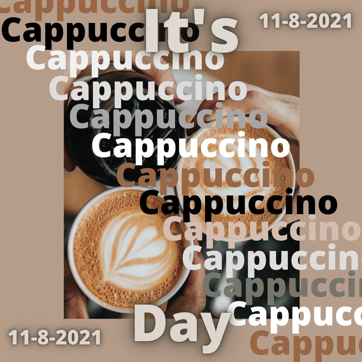 jeff_syblik's tweet image. Treat yourself Twitter followers. It's Happy National #CappuccinoDay #jsyblikmedia @NationalDayCal #CelebrateEveryDay