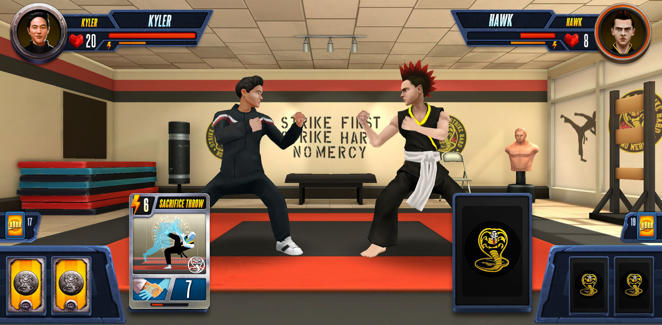 Cobra Kai: Card Fighter on X: Playing Cobra Kai: Card Fighter every day  will unlock cool rewards and alternate looks for your favorite fighters.  Pre-order here to make sure you don't miss