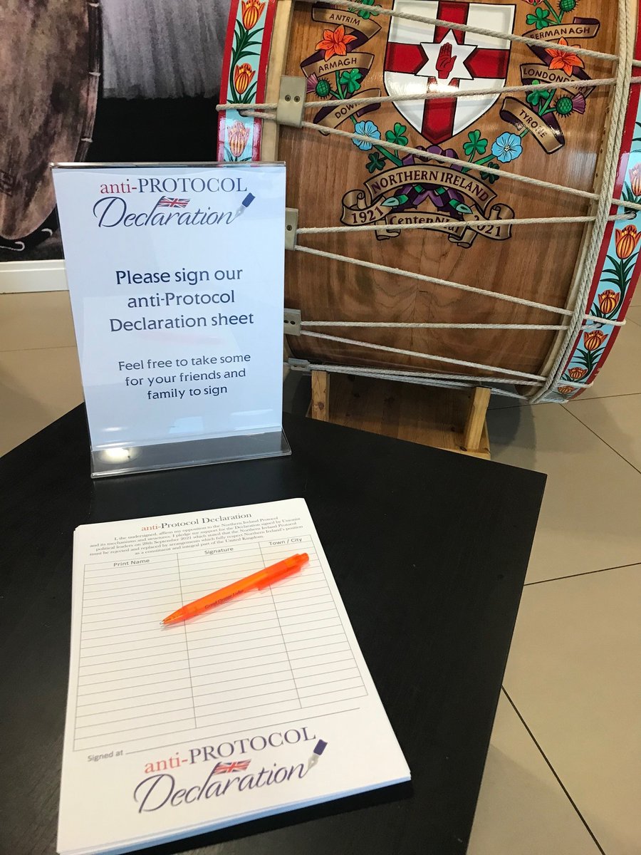 OrangeOrder's tweet image. You can sign the anti-Protocol Declaration at Schomberg House. 
Alternatively, you can sign the Declaration digitally by clicking this link: bit.ly/antiprotocolde…
Remember to encourage your family and friends to sign the anti-Protocol Declaration.