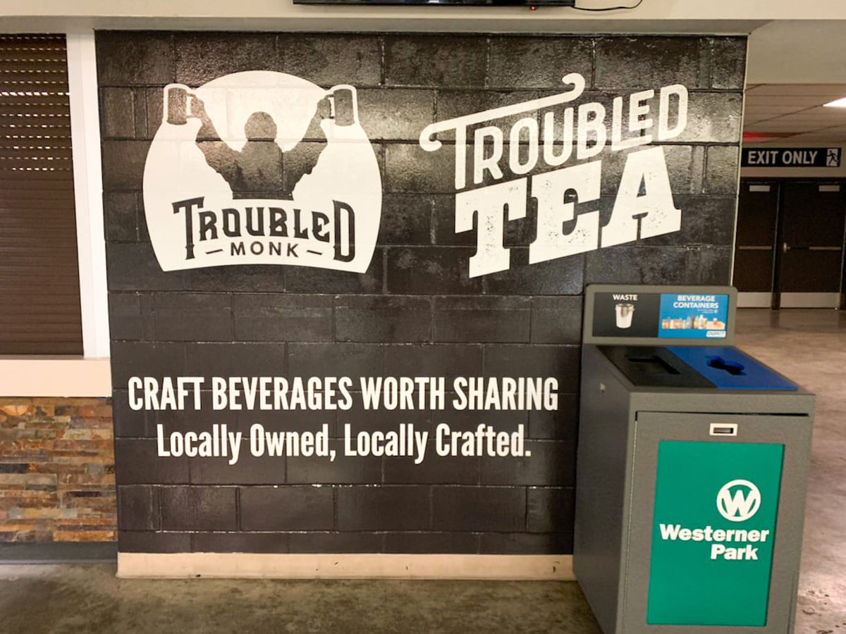 CFR50's tweet photo. Did you know? @troubledmonk was the exclusive craft beer sponsor for #cfr47. They are also the exclusive partner for the @rdrebels ! There are great new taps installed at the @peaveymart Centrium that pour the beer so smooooth.

#CFR47Sponsors https://t.co/lPy35DH2qA