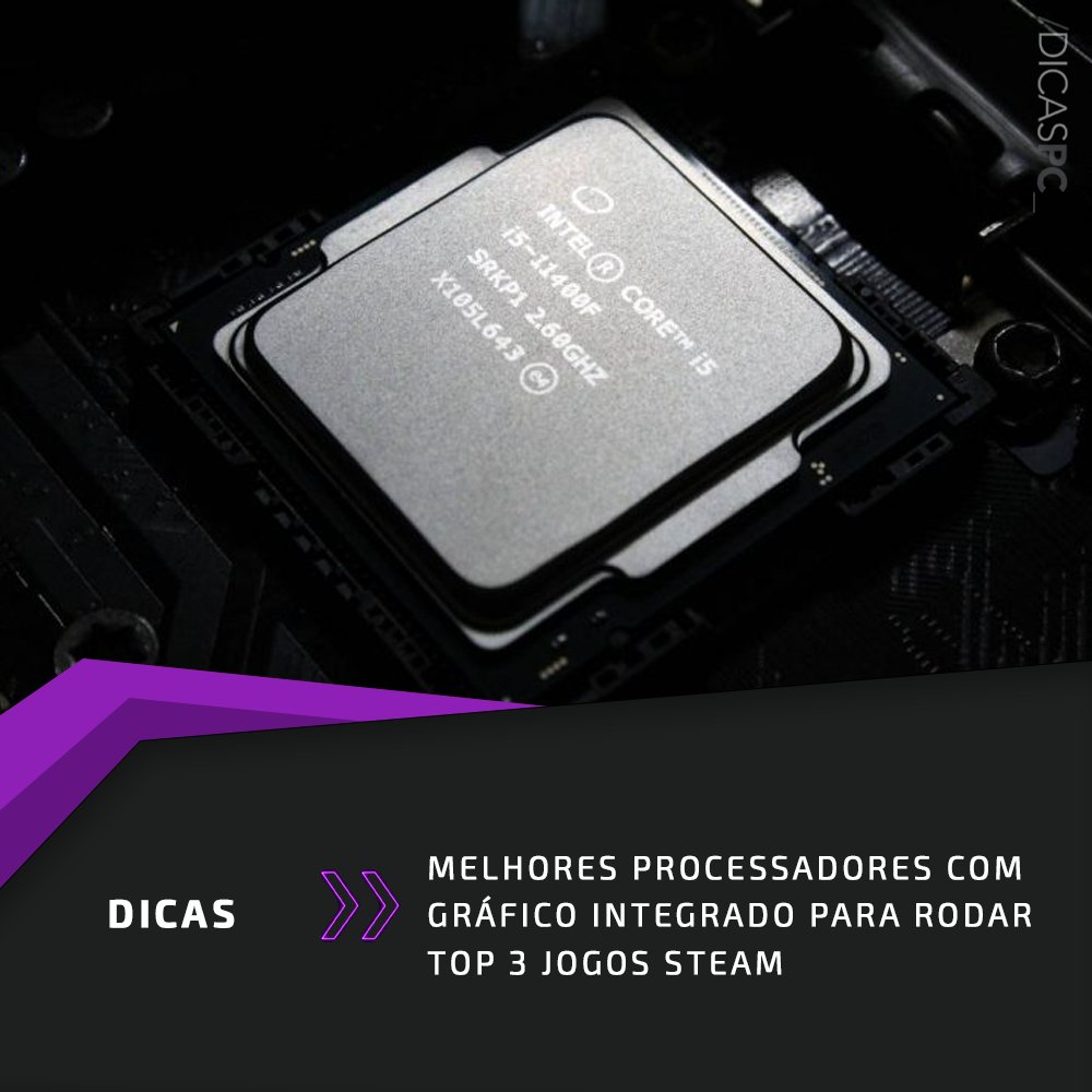 Comprar uma placa de vídeo está difícil. Mas isso não vai te impedir de jogar os 3 jogos mais jogados da Steam. Estamos falando de CS:GO, Dota 2 e PUBG, todos eles com gráfico integrado. 

Saiba mais, clique aqui 👉 bit.ly/3qigd7F