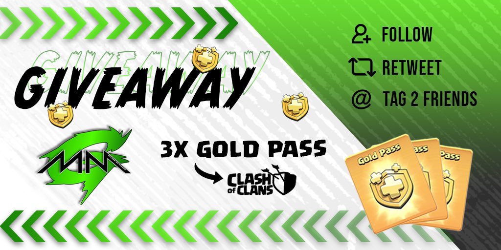MillesimeMG's tweet image. 📣WELCOM MMG📣

Pour fêter la création de notre association E-Sportive, Nous organisons un concours.

👑3 Gold Pass sur Clash of Clans seront offerts!

Pour participer: 

1- FOLLOW : MMG + @AKRO_Millesime + @desh_nad 
2- TAG : 2 @ 
3- RT

Tas le 30/11

Merci à @TaODG1,@desh_nad