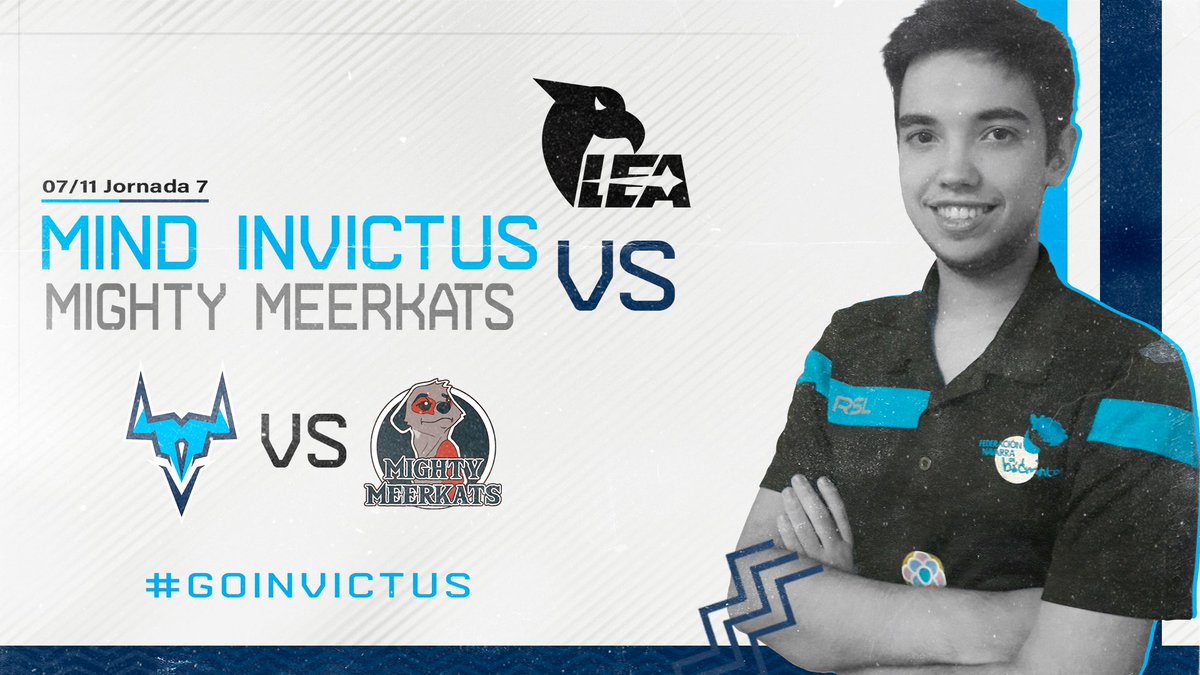 MindInvictus's tweet image. #LeagueOfLegends

Empezamos la semana con un bonito duelo para demostrar el nivel actual del equipo de cara al final de temporada 🤙🏻

🏆 @LEAmateur 
📆 08/11
🕒 22:00 Bo2
⚔️ @MightyMeerkats

#GoInvictus 💙
