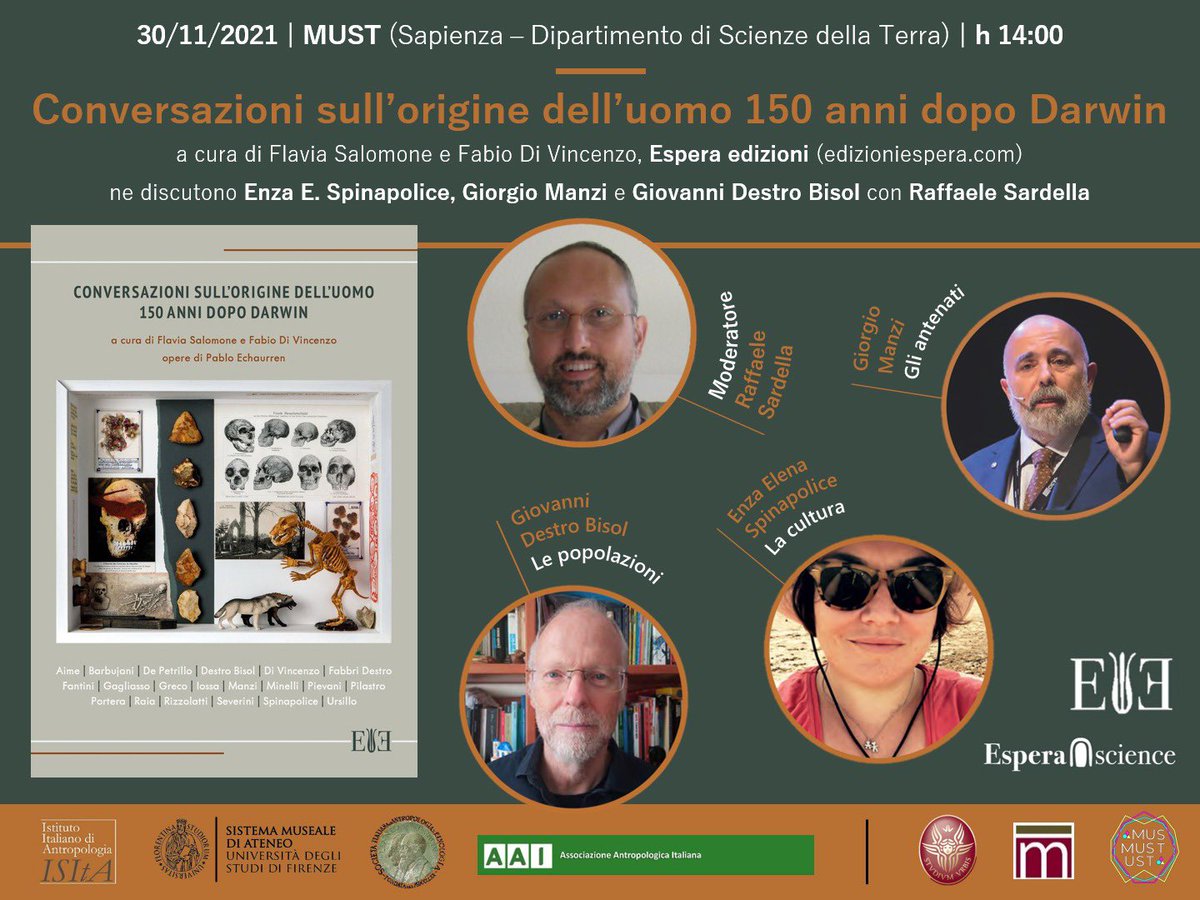 Enza Spinapolice (@enzaspinapolice) on Twitter photo 30 novembre al #MUST <a href="/SapienzaRoma/">Sapienza Università di Roma</a> in conversazione con <a href="/gi_manzi/">Giorgio Manzi</a> <a href="/RAFSARDELLA/">RAFFAELE SARDELLA</a> e <a href="/GiovanniDestro/">Giovanni Destro</a>. Venite? 30 novembre al #MUST <a href="/SapienzaRoma/">Sapienza Università di Roma</a> in conversazione con <a href="/gi_manzi/">Giorgio Manzi</a> <a href="/RAFSARDELLA/">RAFFAELE SARDELLA</a> e <a href="/GiovanniDestro/">Giovanni Destro</a>. Venite?