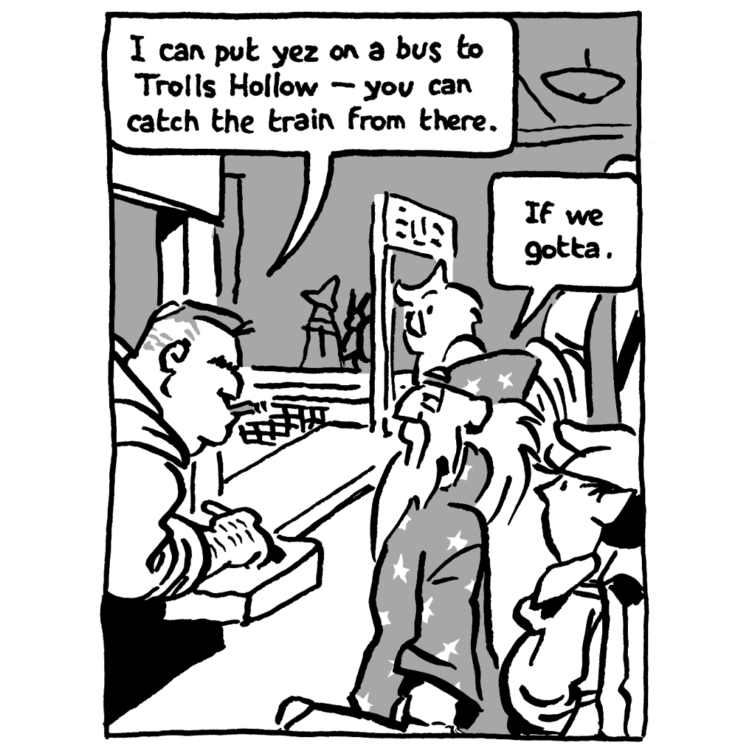 johncomic's tweet photo. new episode of "Not That Magic: Tales of Vernor Magus" (the Wizard of More Or Less) #comics #comicstrip #NotThatMagic #VernorMagus #RussTheBarbarian https://t.co/33kxHHaPha