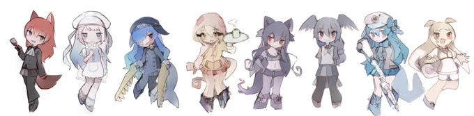 昨日のを増やしてみた #オリフレ 