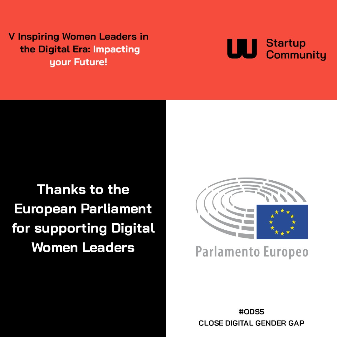 🚀🚀 Un especial agradecimiento al @Europarl_EN #officialpartner del V Inspiring Women Leaders in the Digital Era. 🚀 🚀 👉👉Regístrate: bit.ly/3pLxZzV 🚀 Gracias por apoyar el emprendimiento digital femenino.🚀 ❤️ 18 de Noviembre 17h ❤️ #inspiringwomenleaders