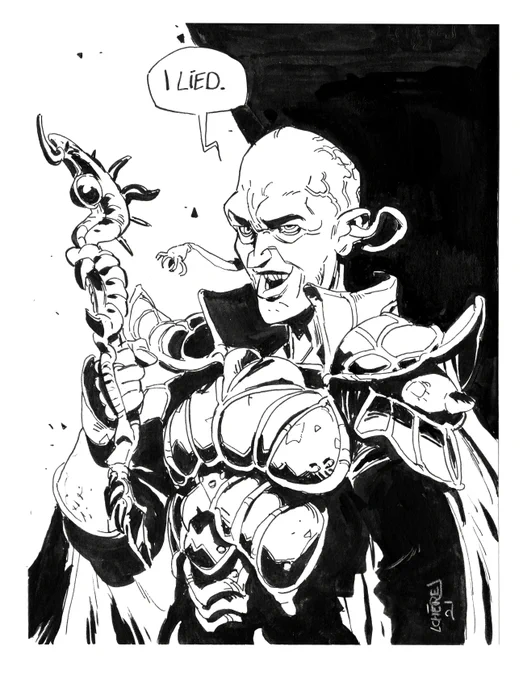 So I decided to Start my own list for november. The theme is so-bad-it's-good movies and  it's  Called "#Nanarvember" !
Starting with Damodar from Dungeons &amp; Dragons (2000). 