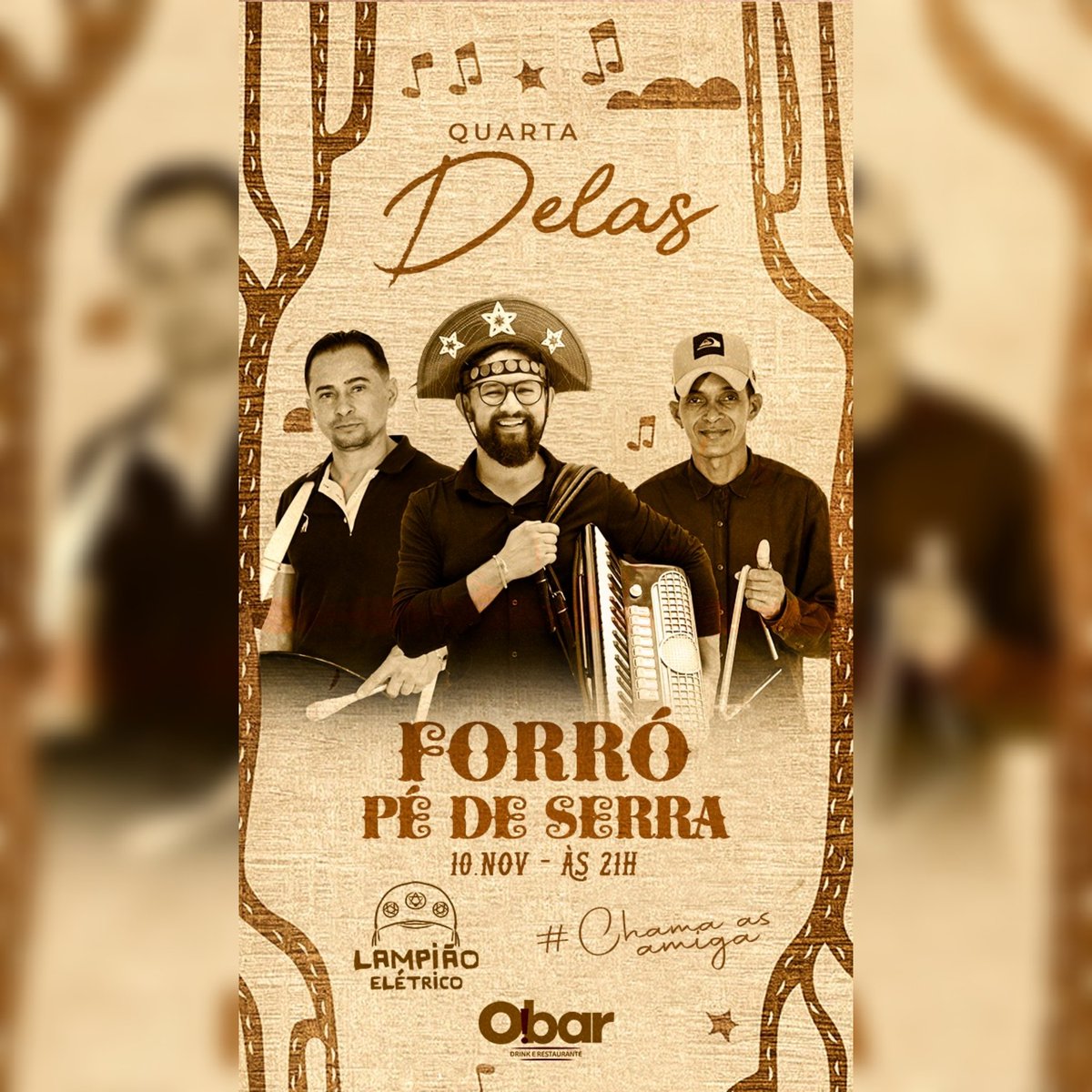 LampiaoEletrico's tweet photo. QUARTA tem Lampião Elétrico no @vemprobar em Formosa com o melhor do forró pé de serra. A gente se vê 🪗🎶
Show a partir das 21h.
#formosago
#forró #xote #lampiaoeletrico https://t.co/BnFgfTYLZT