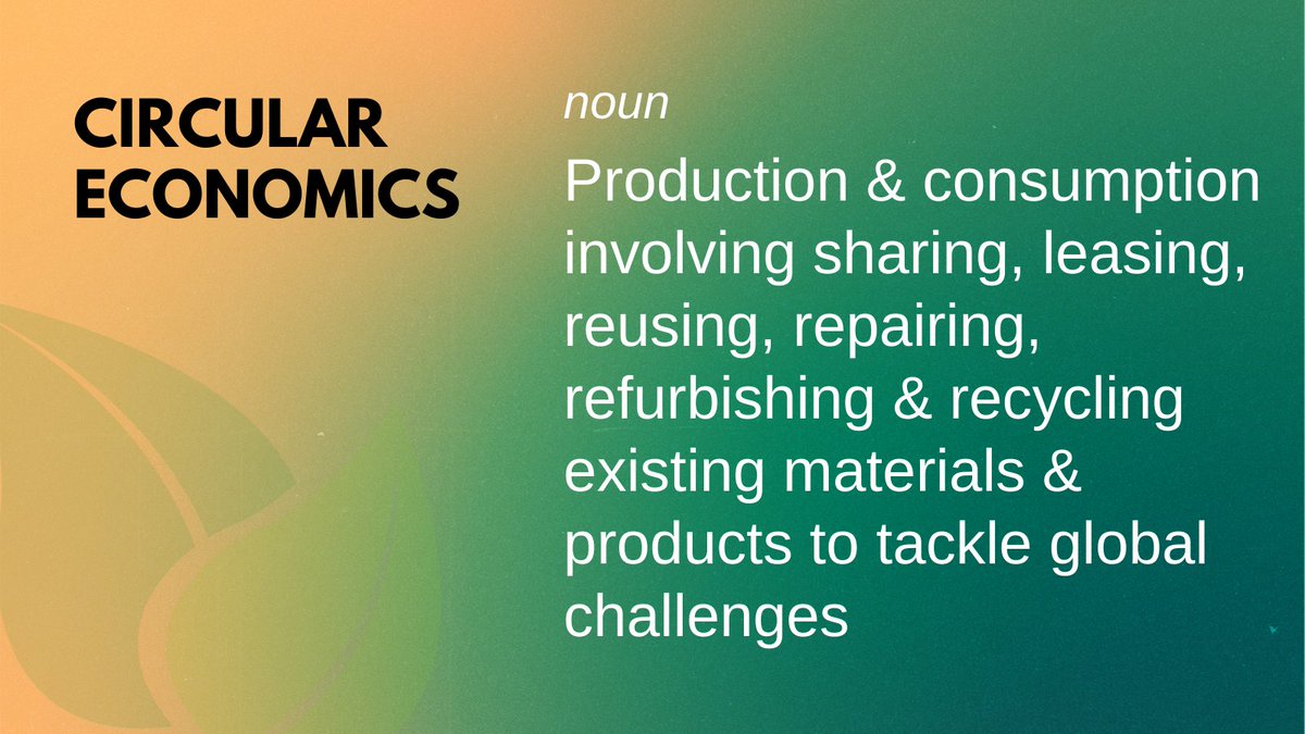 Axelisys's tweet photo. Throughout #COP26 we are explaining some of the terms that you might hear in coverage of the event.
Today we are explaining Circular Economics
#ClimateChangeMeans #Automedi #ClimateEmergency https://t.co/fDp6lziEox