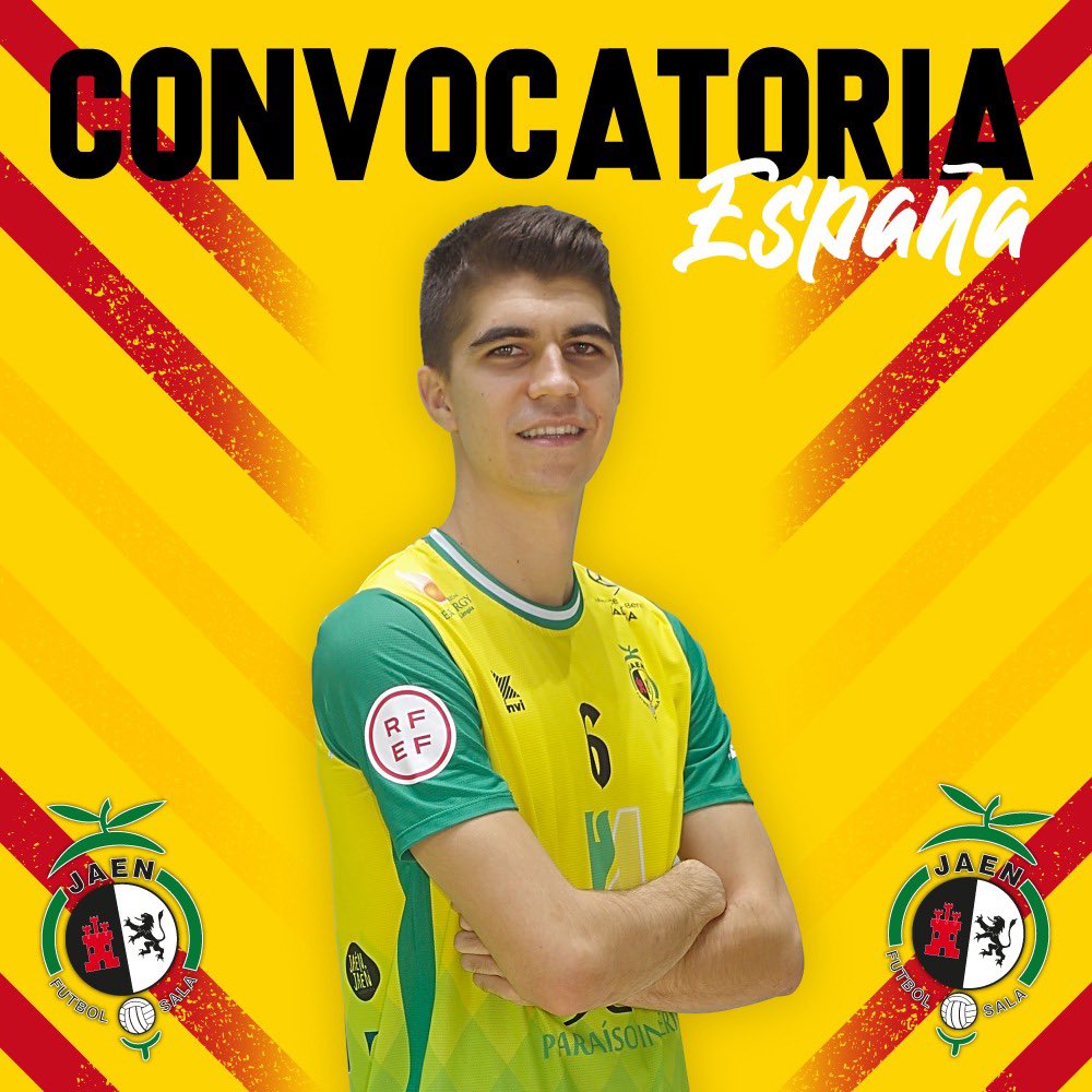 JaenFS's tweet photo. 🌍 CONVOCATORIA

🇪🇸 ¡¡@antonioperezo ha sido convocado por @SeFutbol!!

🔝 El canterano amarillo debutará con la Absoluta

📍 Logroño y Albelda de Iregua 

🗓️ 15 y 16 de noviembre

🆚 Ucrania

👏 ¡ENHORABUENA Antonio, un gran ejemplo de la @JaenFSbase!

#SomosJaén💛 https://t.co/wSU59QuS1v