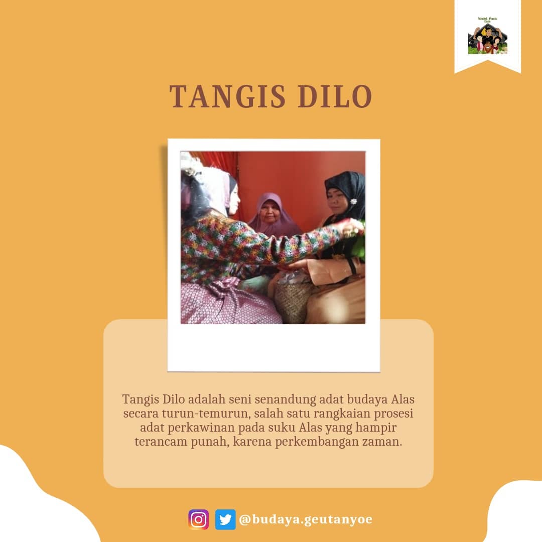 BGeutanyoe's tweet image. Pada tau gak nih rakan apa sih yang dimaksud dengan "Tangis Dilo" ?
Yuk sama sama kita telusuri, 
Tangis dilo ini adalah salah satu tradisi yang merupakan bagian dari rangkaian adat perkawinan di suku alas loh👇

#budayasaya #aceh #exploreaceh
#budayageutanyoe