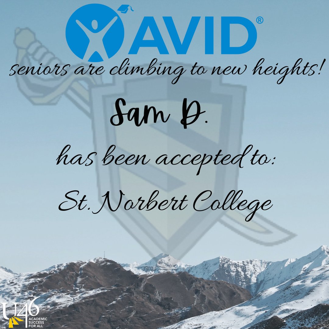 SHSAVIDFAM1's tweet photo. What's a better way to start a week than with celebrating college acceptances. SHS AVID seniors are going places. https://t.co/s9CwRiJVkW