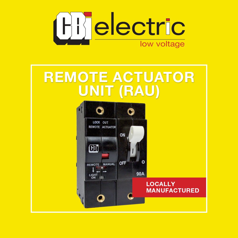CBI_lowvoltage's tweet photo. ⚡️ 𝗘𝗹𝗲𝗰𝘁𝗿𝗶𝗰 𝗯𝗲𝗻𝗲𝗳𝗶𝘁𝘀! Remotely control your DD Frame circuit breaker by simply installing a CBI Remote Actuator Unit (RAU).
✅ Available in a wide voltage range from 18 Vdc to 80 VDC.
More ℹ️: https://t.co/eDubjWtEQW
#LowVoltage #CircuitOverload #ElectricDevice https://t.co/B0NHxPUn7L