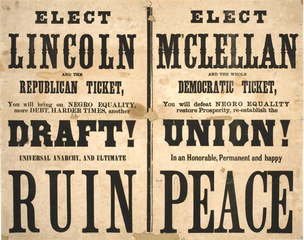 HHabtab_'s tweet photo. Today in history, 11/08/1864. President Abraham Lincoln is re-elected in the first wartime election in the United States. #HIST125DL6F21 https://t.co/Z10qWFjVfp
